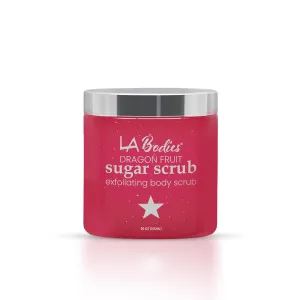 Sugar Scrub Exfoliating with Dragon Fruit and Other Natural Ingredients for Body Scrub and Foot Scrub - Soft Scrub for Nourishing Essential Skin Care, 20 oz (592 mL), Made in USA