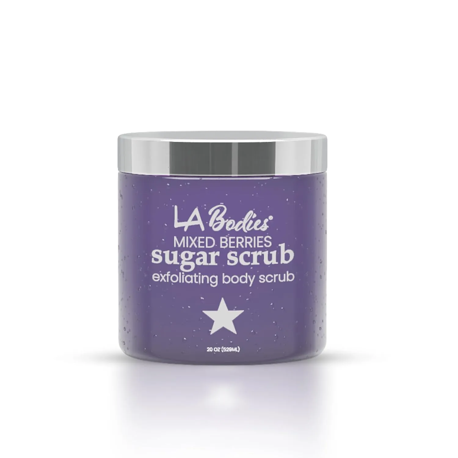 Sugar Scrub Exfoliating with Mix Berry and Other Natural Ingredients for Body Scrub and Foot Scrub - Soft Scrub for Nourishing Essential Skin Care, 20 oz (592 mL), Made in USA