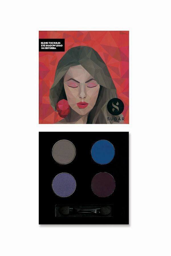 SUGAR Blend The Rules Eyeshadow Quad - 06 Disturbia