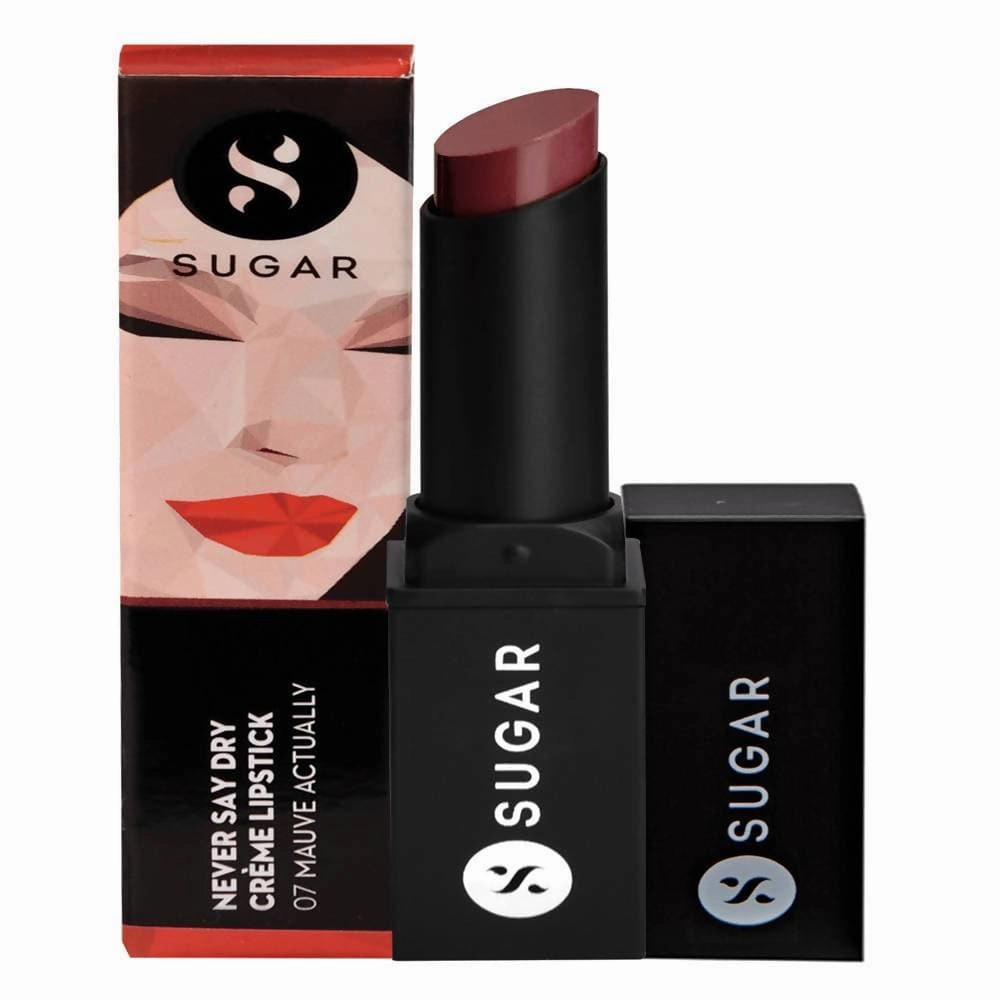 Sugar Never Say Dry Creme Lipstick - Mauve Actually (Deep Mauve)