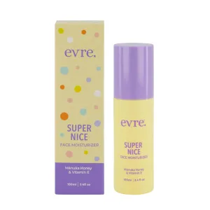 Super Nice Manuka Honey & Vitamin E Teen Face Moisturizer, 3.4 Fl Oz, Nourishing Face Lotion with Avocado, Rosehip & Jojoba Oil