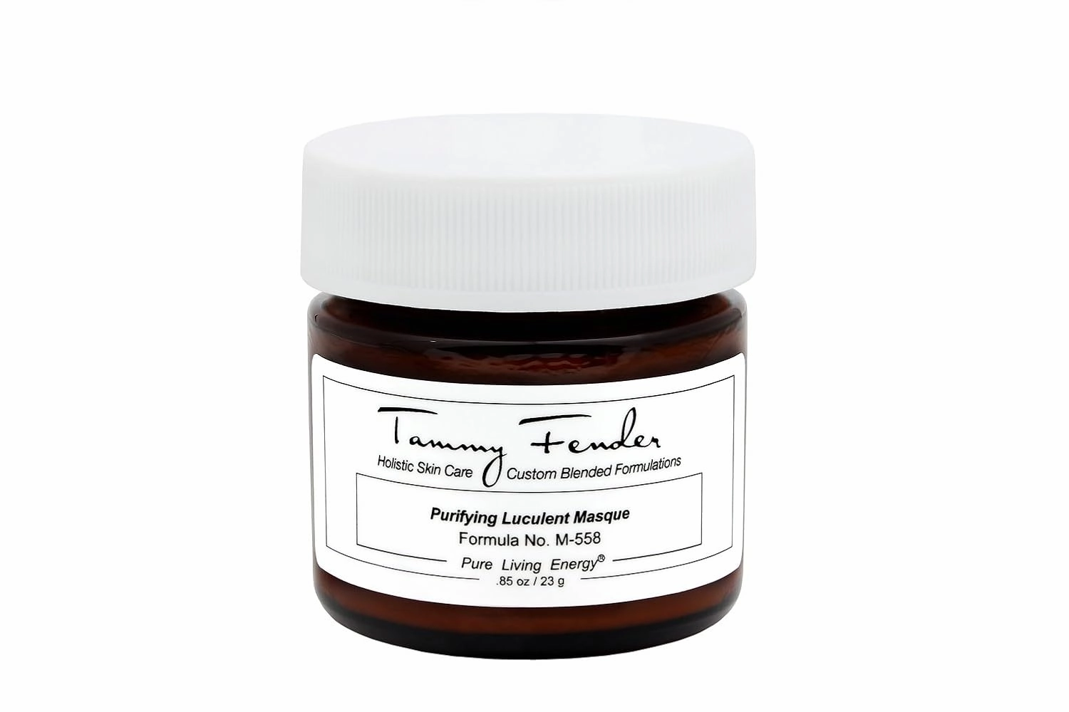 TAMMY FENDER - Purifying Luculent Masque | Natural, Organic, Cruelty Free, Non-Toxic Skincare | Soften, Exfoliate, & Nourish | Clay-Based Face Mask | All Skin Types (.5 oz - Travel Mini)