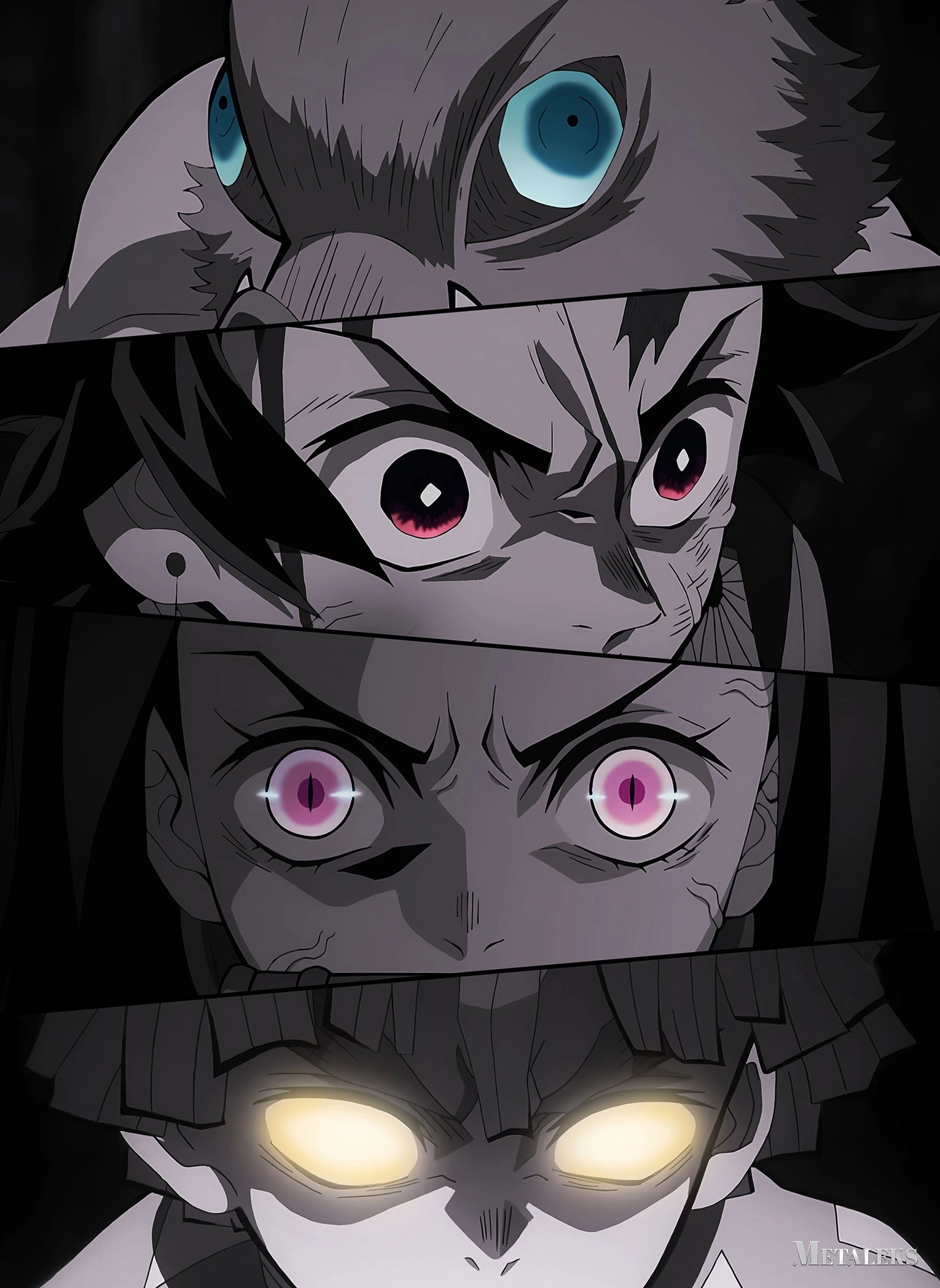 Tanjiro Team Anime Eyes
