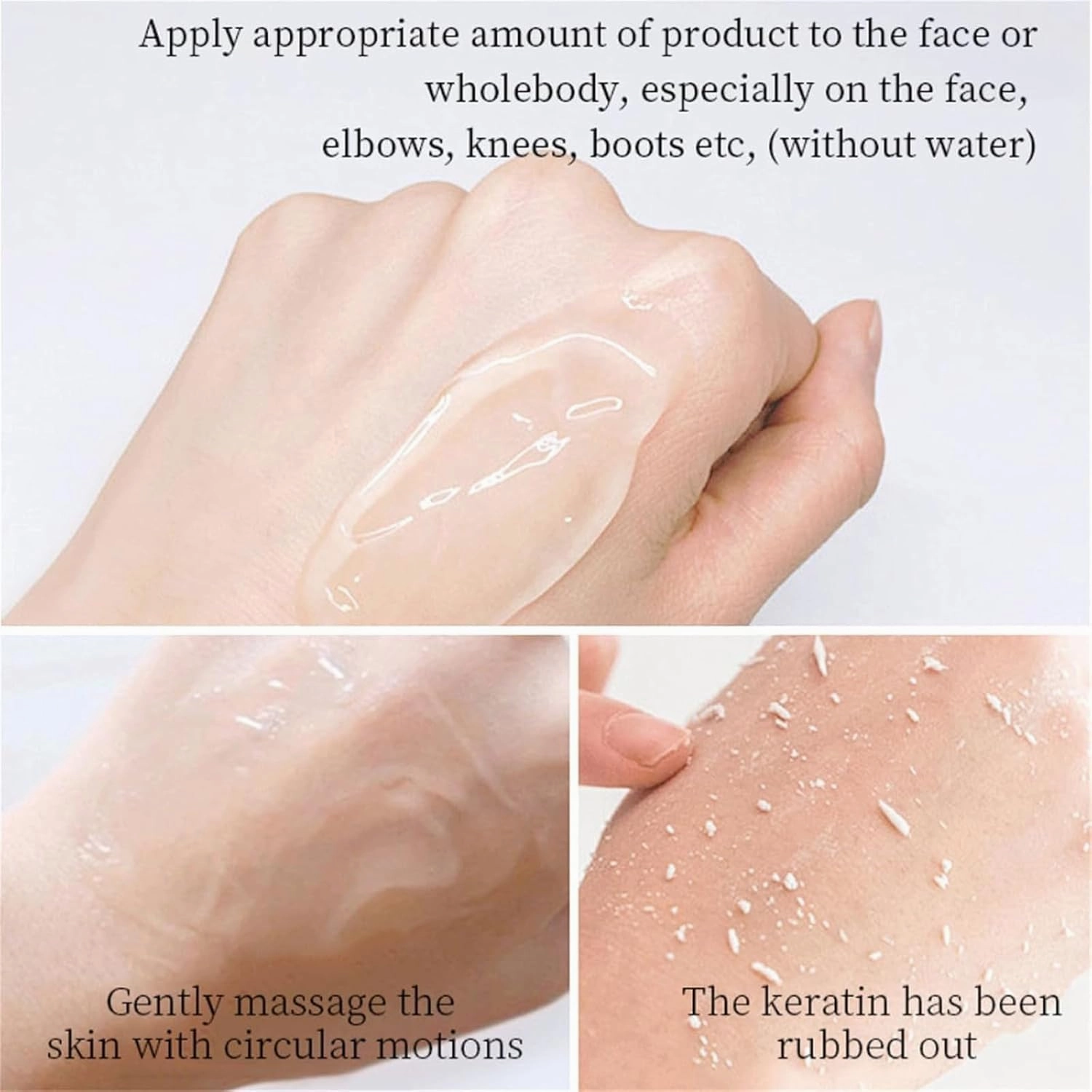 Tanrewsis Exfoliating Gel, Face and Body Exfoliating Scrub Gel, Deep Cleansing Moisturizing Facial Exfoliator-2pcs