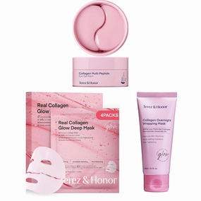 Terez and Honor PINK Collagen Glow Trio