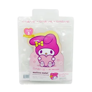 The Crème Shop x My Melody Mellow Melo Printed Essence Sheet Mask, Acne Face Mask, K Beauty Facial Mask, (3pk)