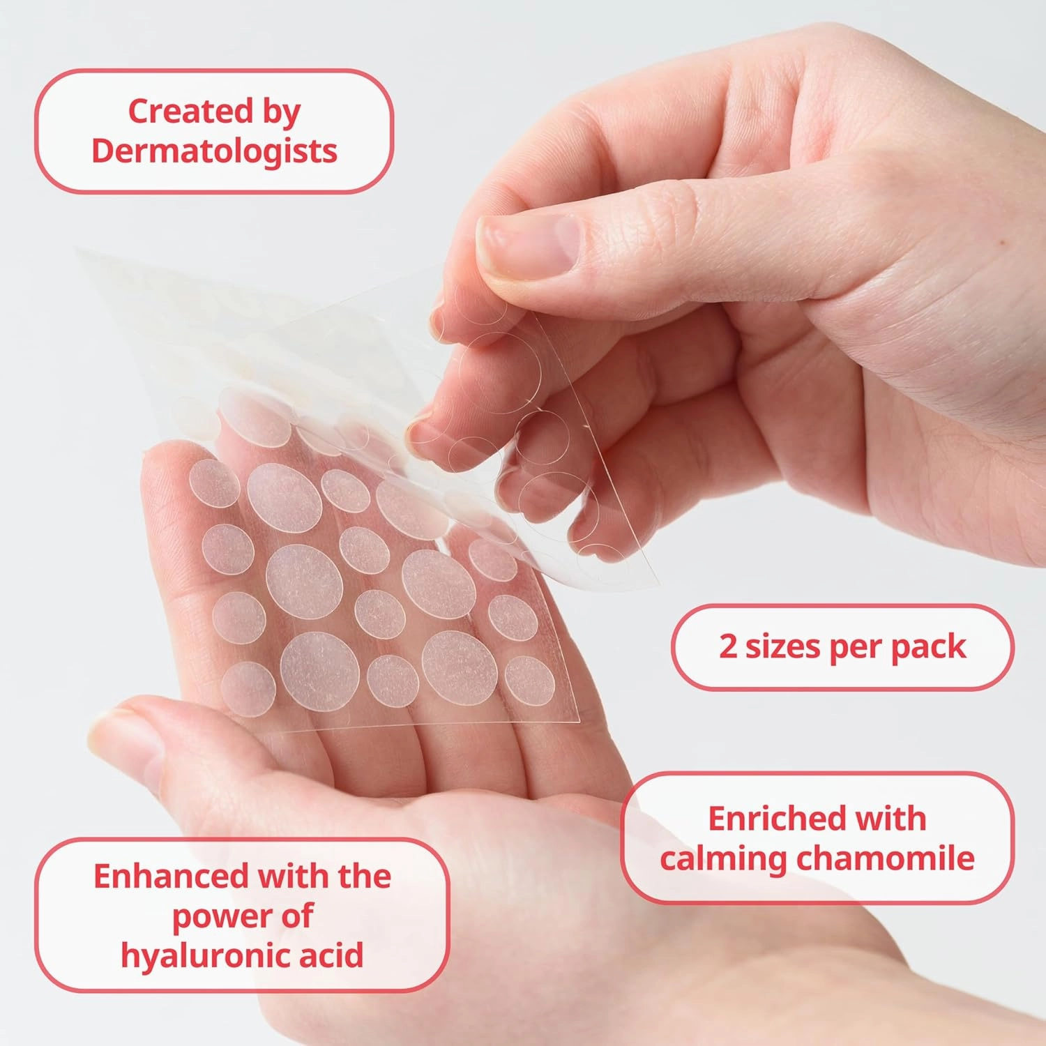 The Anti Redness Patch (2 Pack) | Bespoke Formula Pimple Patches for Face | Gentle on Skin, Tough on Redness |Results After 6 Hours | Strategically Curated Ingredients | Created By Dermatologists