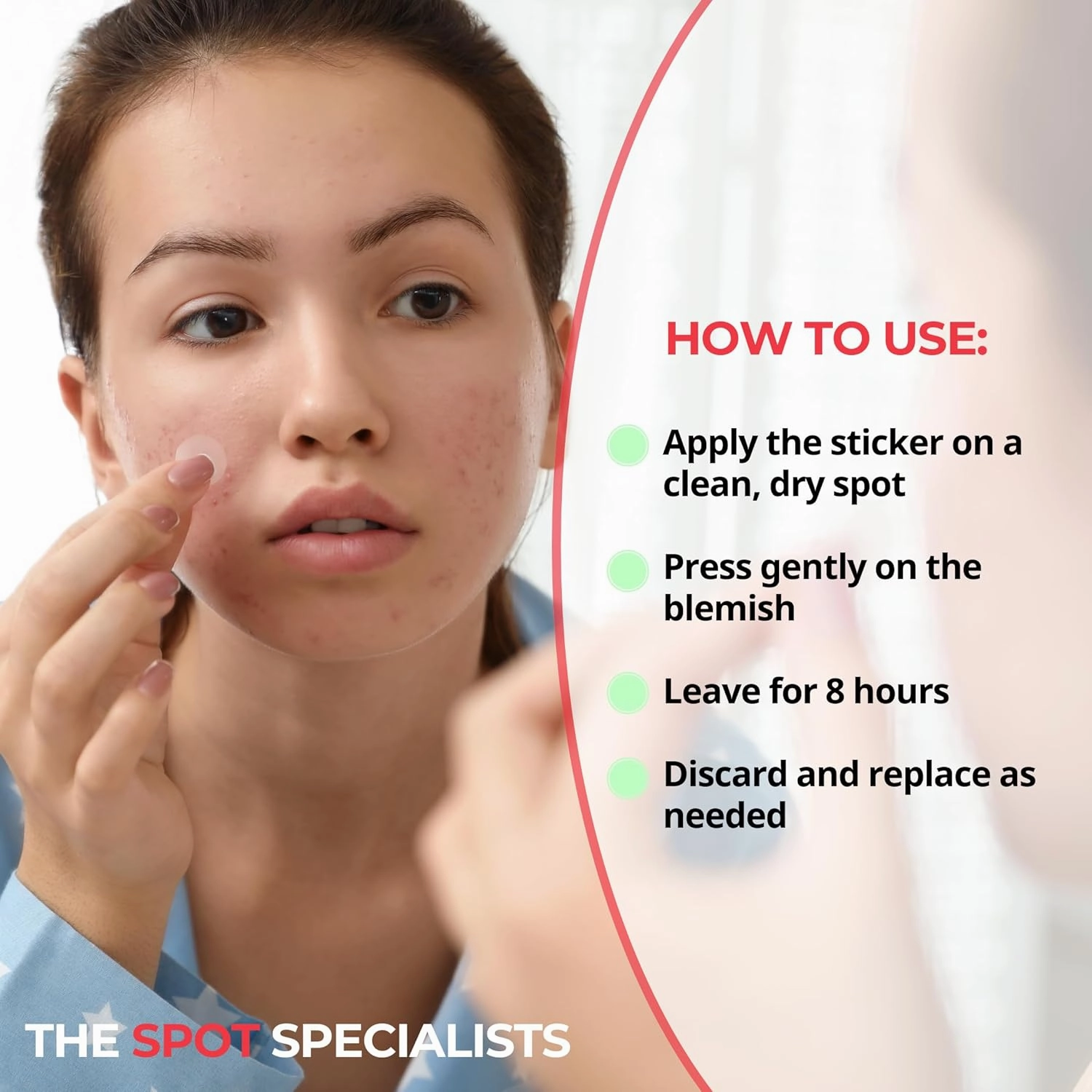 The Anti Redness Patch (2 Pack) | Bespoke Formula Pimple Patches for Face | Gentle on Skin, Tough on Redness |Results After 6 Hours | Strategically Curated Ingredients | Created By Dermatologists