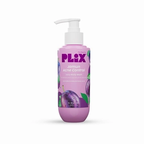 THE PLANT FIX Jamun 2% Salicylic Acid Body Wash For Body Acne | Paraben & Silicones Free | Deeply Exfoliating Dead Skin Cells, Prevents Back Acne & Moisturizes Skin | 236ml