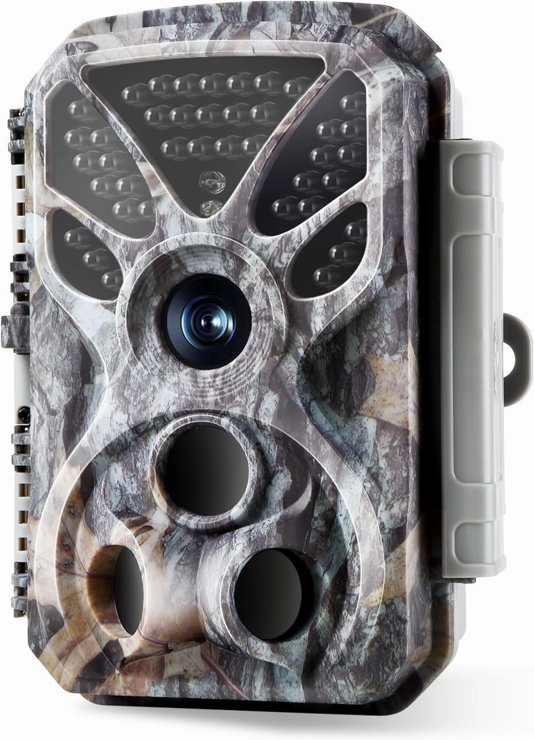 Trail Camera Game Hunting Cam 32MP 4K/2160P with Sound Recording for Wildlife, Yard, Home Security, No-Glowing Night Vision IP66 Waterproof 120° Wide Angle IR Detection Distance 100ft/30m