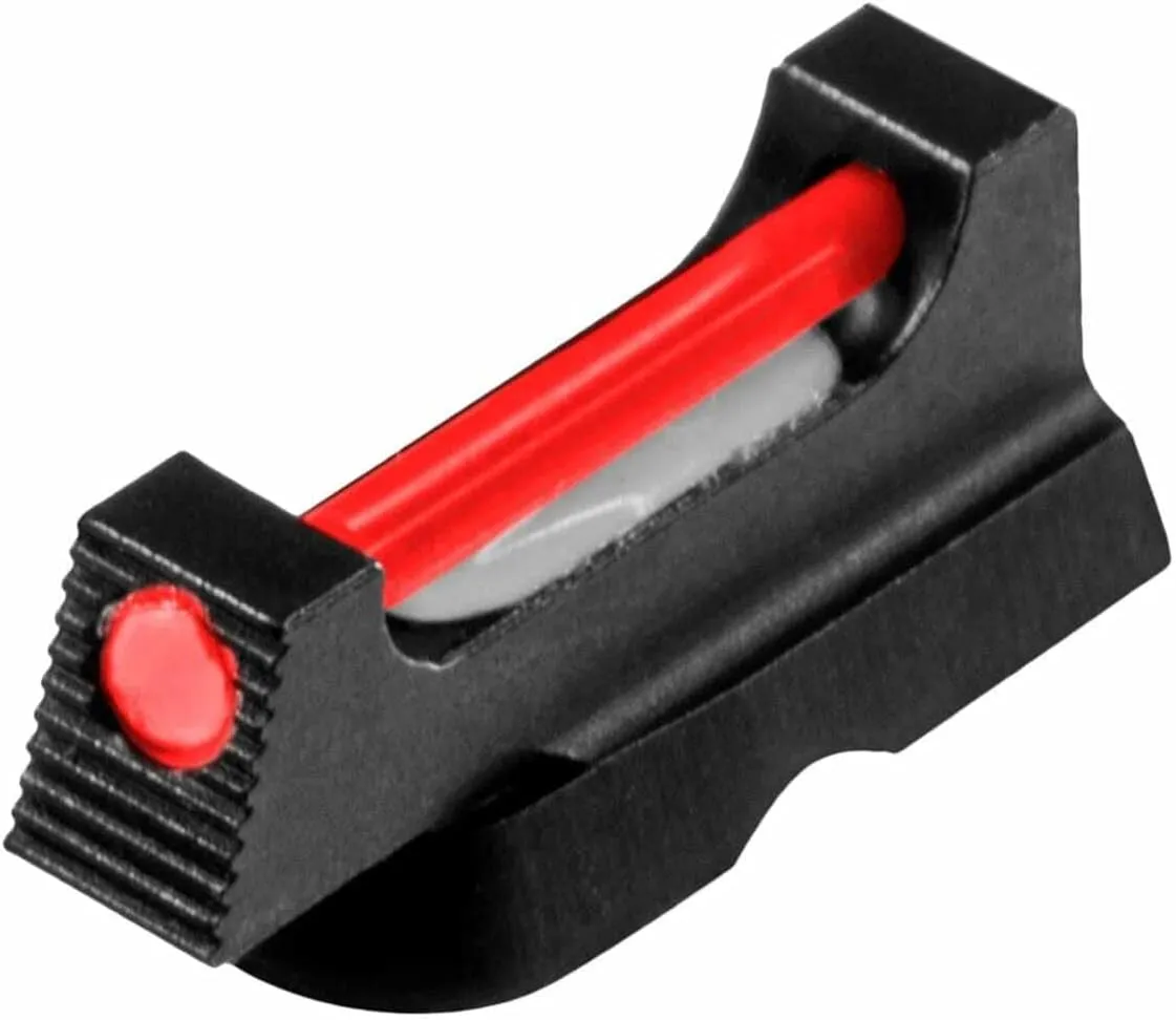 TRUGLO Fiber-Optic Pro Handgun Night Sight with Extra Fibers & Reflector Tape | Compact Durable Competition High-Visibility Sight for Handguns