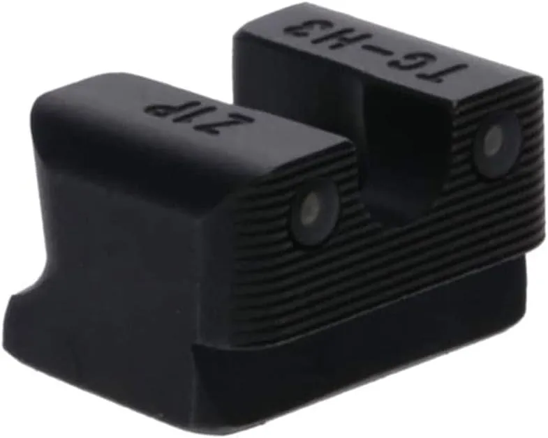 TRUGLO Tritium Pro Handgun Night Sights, Compatible with CZ Handguns Compact Gun Sights with Daylight White Dots, Night Tritium Dots & Focus Lock Front Ring