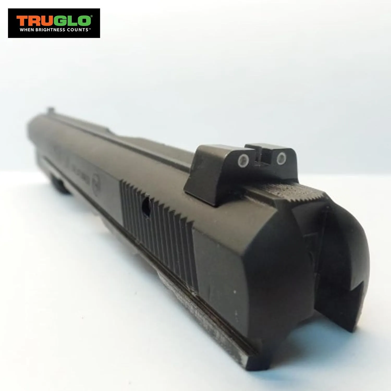 TRUGLO Tritium Pro Handgun Night Sights, Compatible with CZ Handguns Compact Gun Sights with Daylight White Dots, Night Tritium Dots & Focus Lock Front Ring