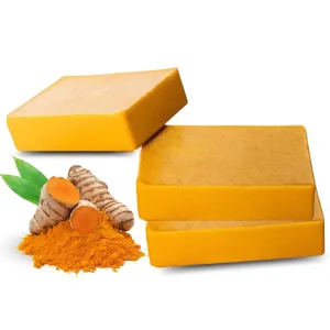 Turmeric Soap Bar with Acne-Reducing Formula - Organic Turmeric Honey Soap Bar for Face & Body - Natural Turmeric Soap for Acne, Dark Spots & Hyperpigmentation - Best Turmeric Soap Ever
