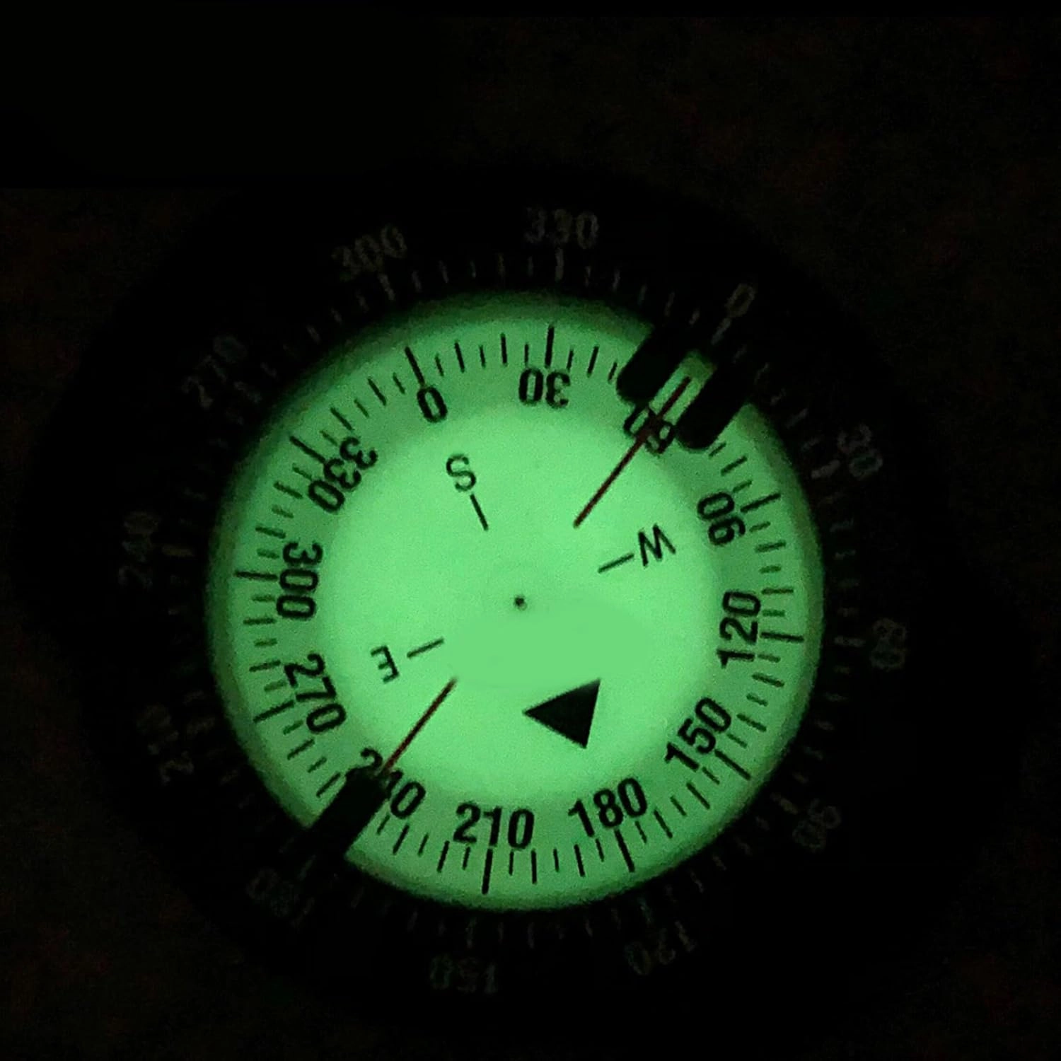 Underwater Compasses Diving Glowing Compasses Pipe Clamp Dive Compasses Diving Compasses Waterproof Diving Compasses