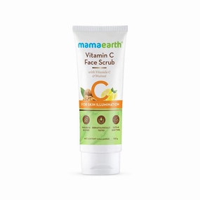 Vitamin C Face Scrub for Glowing Skin, With Vitamin C and Walnut For Skin Illumination (100 g)