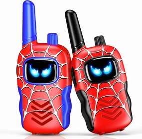 Walkie Talkies Toys for Kids Ages 3-8 Gifts Walkie Talkies with Glowing Eyes for 3 4 5 6 7 8 Year Old Boys Kids Toddlers Birthday Gift Outdoor Camping Toy for Boy Kid Toddler Age 3-5 5-7 4-6