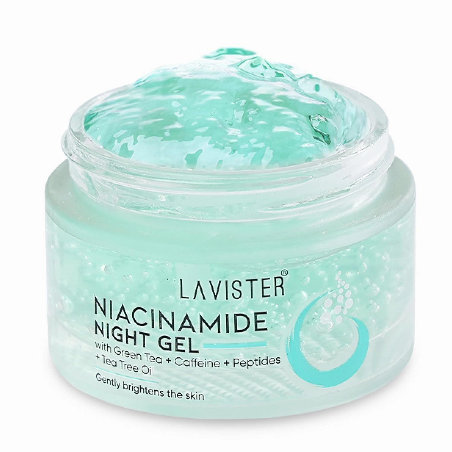 WF Niacinamide Night Gel for Acne Prone Skin With Peptides, Green Tea, Caffeine,Niacinamides, Tea Tree Oil | Fades Dark Spots, Acne Scars| Improves Skin Hydration| Suitable for All Skin Types | 50g