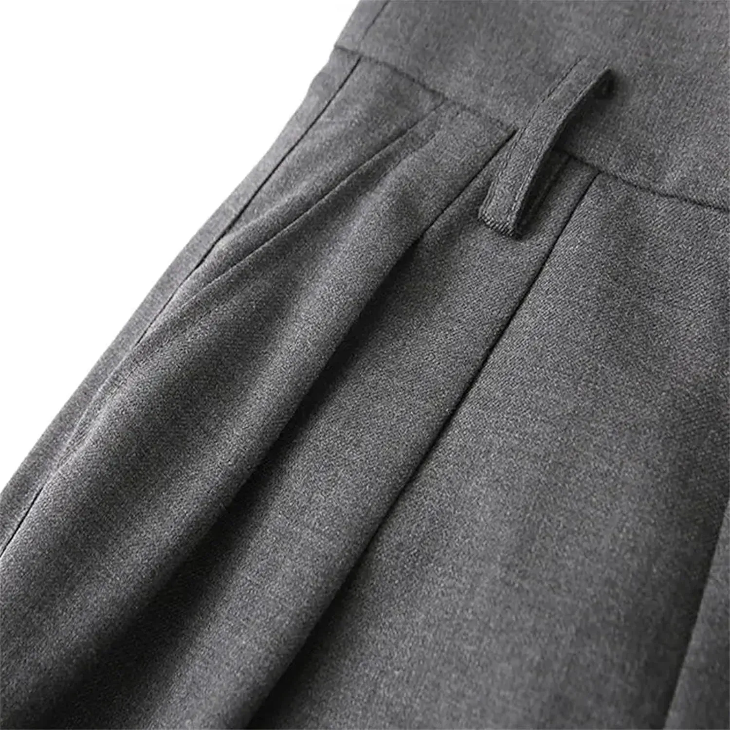 Women’s Corset Overalls Wide-Leg Pants High Waist Year-Round Retro Casual Trousers
