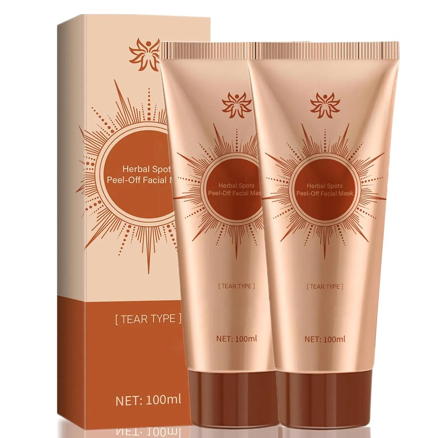Zenauralife Peel off Face Mask, Zenauralife 𝐖𝐡𝐢𝐭𝐞𝐧𝐢𝐧𝐠 and Spot Removing Face Mask, Herbal Spots Peel-Off Facial Mask, Deep Cleansing | Shrink Pores | Oil Control | Moisturizing (2 Pcs)